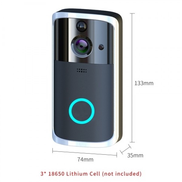 M7 WiFi Visual Video Phone Door Bell Wirelessly Smart DoorBell
