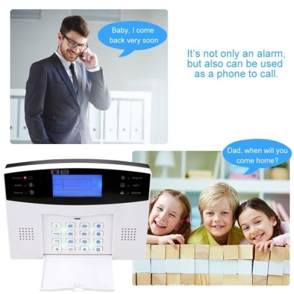 Security Alarm System  Kit Auto Dial GSM Home Security Wireless Alarm System GSM Home Security Alarm System Motion Sensor Door/W