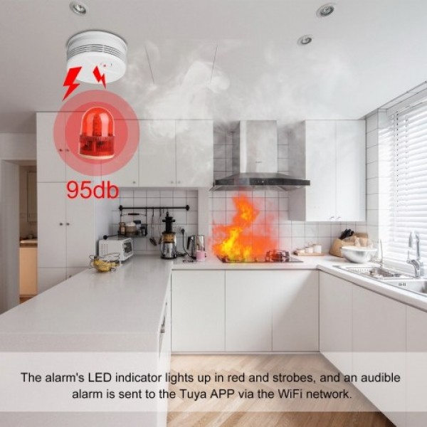 Intelligent WiFi Strobe Smoke Detector