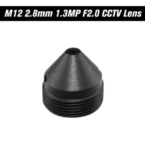 HD 1.3 Megapixel Pinhole Lens 2.8mm M12 Mount MTV Board CCTV Lens 1/3" Image Format Aperture F2.0 Fixed Iris for HD Security Cam