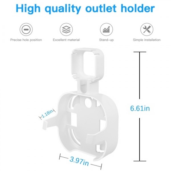 1PCS DF-1092 Wall Mount Holder Wall Mounting Holder Stand Bracket Compatible with EERO 6 WiFi