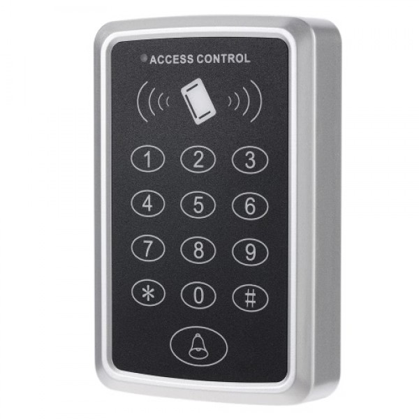 125KHz Single Door Proximity RFID Card Access Control System Keypad Include 10pcs ID Keyfobs