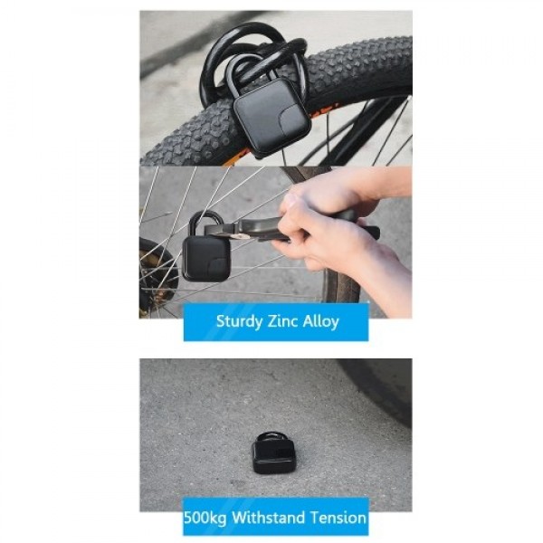 Smart Padlock Fingerprint &amp; APP Unlocking 300mAh Rechargeable Fingerprint BT Lock