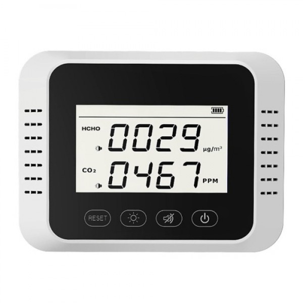 X7 Wall-mounted Air Quality Detector HCHO CO2 Accurate Monitoring Sound Alarm for Home Office